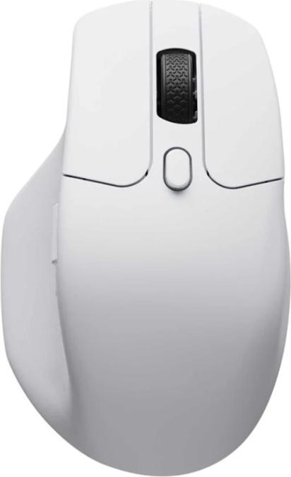 Keychron M6 Wireless Mouse 8000 Hz Polling Rate Ultra Silent Micro Switch und Metall-Scrollrad - Weiss