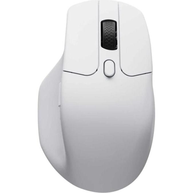 Keychron Mouse senza fili M6 con frequenza di polling di 8000 Hz, microinterruttore ultra silenzioso e, Accessori per mouse + tastiere, Bianco