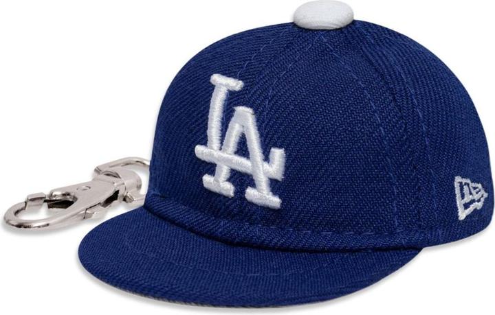Actual product image New Era Dodgers mini cap keychain MLB