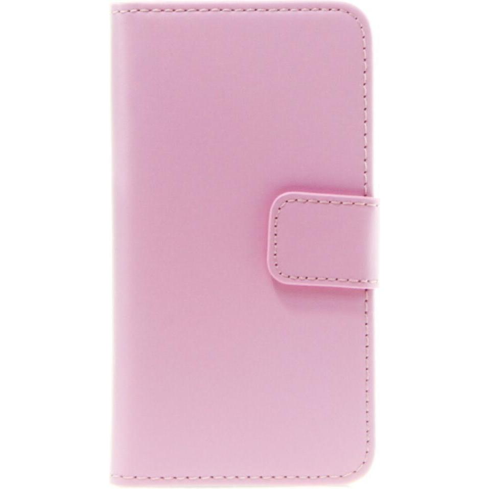 NoName Slim Leder Book Case for iPhone 6 Plus - pink 4250710556335 (Apple iPhone 6 Plus), Smartphone Hülle, Pink