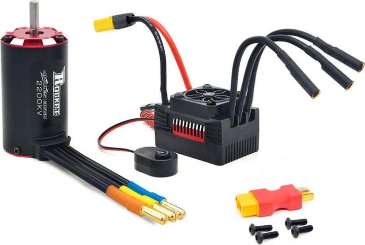 Produktbild Surpass Hobby Rocket V2 supersonic 3665 brushless motor 2200KV with 80A ESC combo