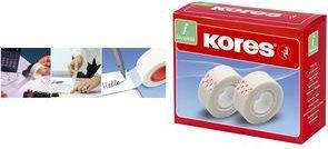 Actual product image Kores Klebefilm Invisible Tape, 19 mm x 33 m, matt unsichtbar, beschriftbar, sehr gute Klebkraft, schatte (19 mm)