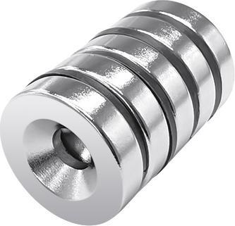 Image du produit Rs Pro Aimant néodyme, 6mm x 5mm, L. 20mm