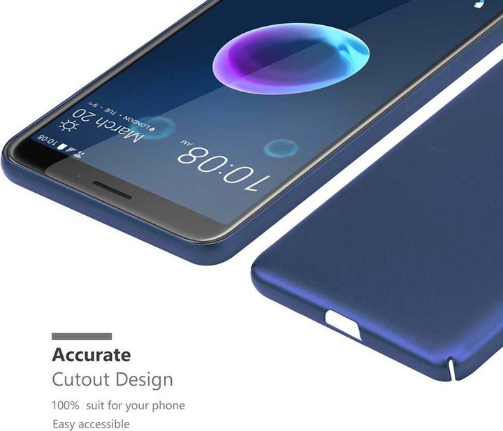 Produktbild Cadorabo Hard Cover Matt Metall Cover (HTC Desire 12)