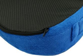 Produktbild Powerone Orthopädisches Kissen, druckfeste Kunststoffspitze, ergonomisch, blau, Memory-Schaum