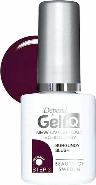 Immagine prodotto Beter Smalto Gel iQ Burgundy Blush (5 ml) (Rosso granato, Smalto per unghie effetto gel)