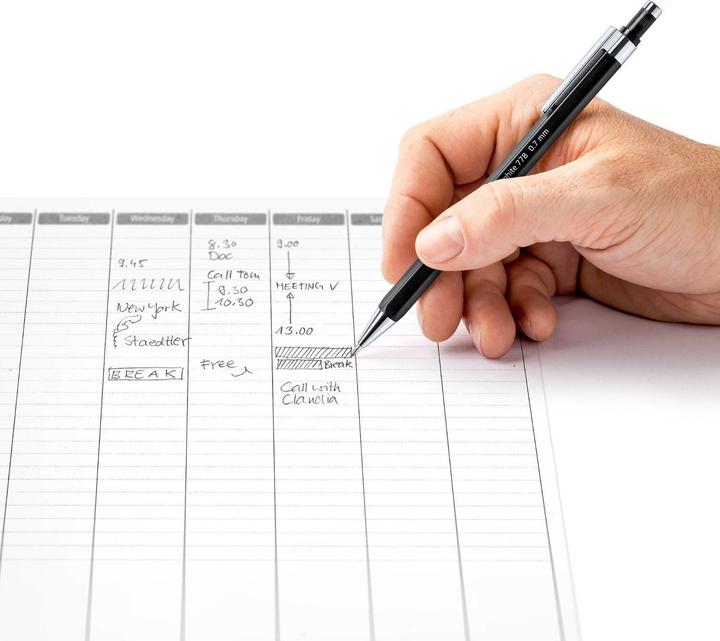 Produktbild Staedtler Druckbleistift graphite 778 07-9 B 0,7mm Schaft schwarz (0.70 mm, B, 1x)