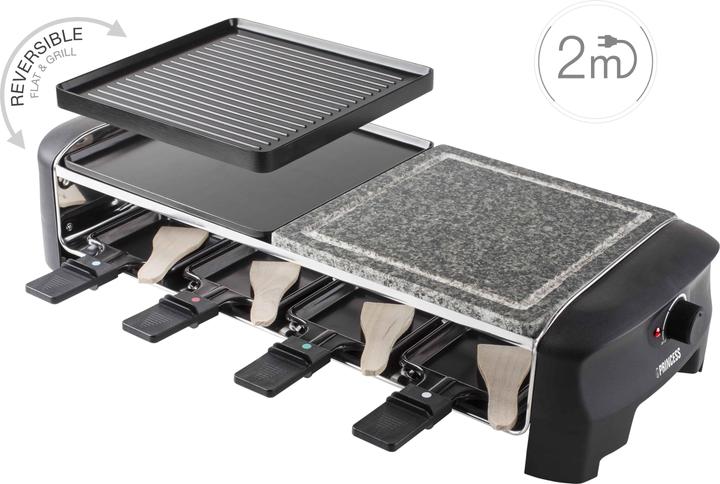 Produktbild Princess 162820 Raclette 8 Stone & Grill Party