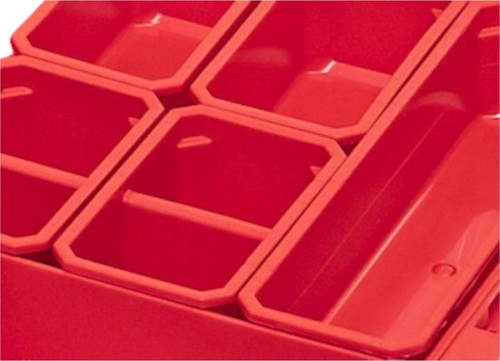 Actual product image Tool Brothers Toolbrothers RHINO ONE Organiser L 2.0 RED ULTRA HD stackable 531 x 379 x 77 mm 6 l IP66 with 10