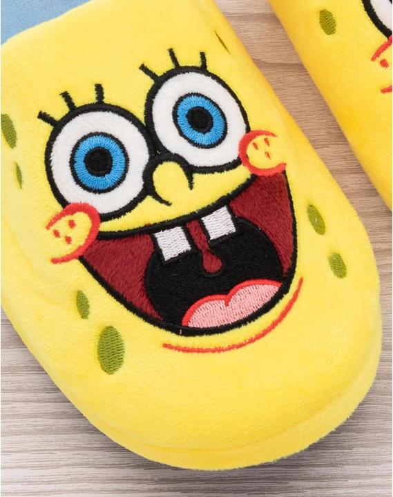 Actual product image Spongebob Squarepants Unisex Adult Contrast Slippers (44.5)