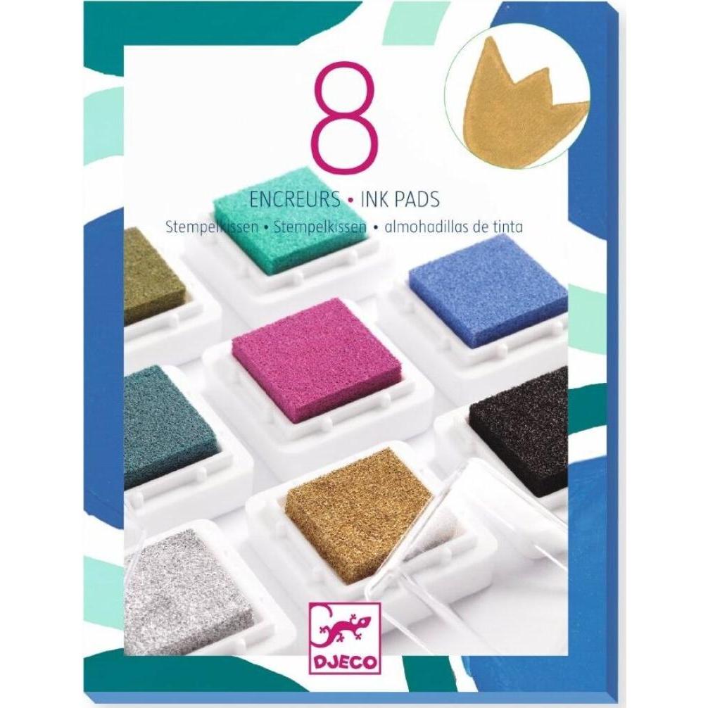 Djeco, Stempel, 8 Stempelkissen