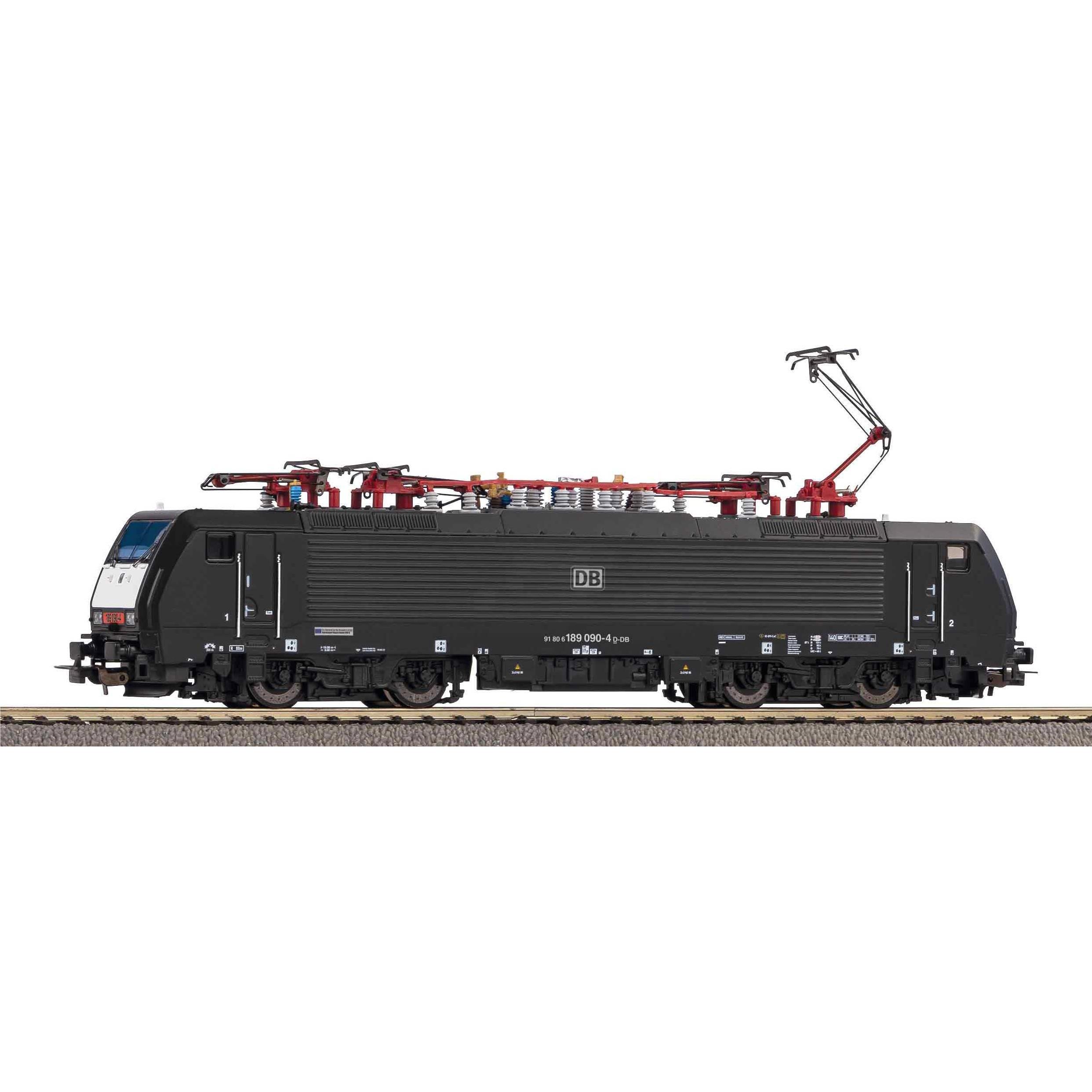 Piko E-Lok BR 189 Schwarz DB AG VI + DSS PluX22 (Spur H0)