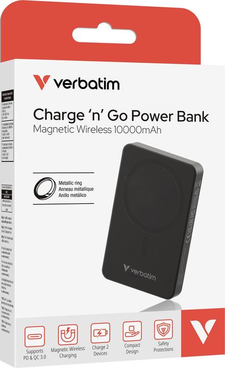 Produktbild Verbatim Charge 'n' Go Essentials (10000 mAh, 35 W, 37 Wh)