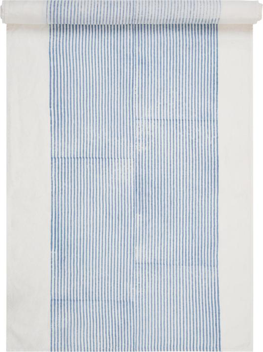 Stamperia Bertozzi 50 cm x 200 cm Läufer Rigato blau (200 x 50 cm)