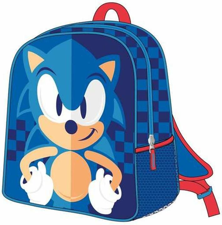 Actual product image Jakks Pacific School rucksack Sonic Blue 25 x 31 x 10 cm