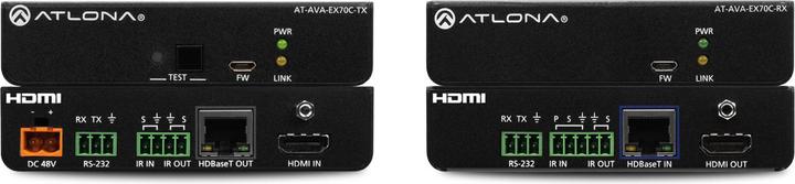 Atlona Avance 4K/UHD HDMI Extender Kit with Control and Remote Power (0.08 m, HDMI)