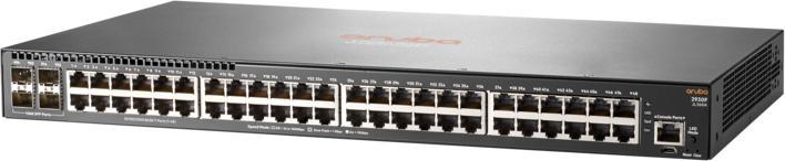 Productafbeelding HPE Aruba 2930F 4SFP Beheerd L3 Gigabit Ethernet (10/100/1000) 1U (48 Havens)