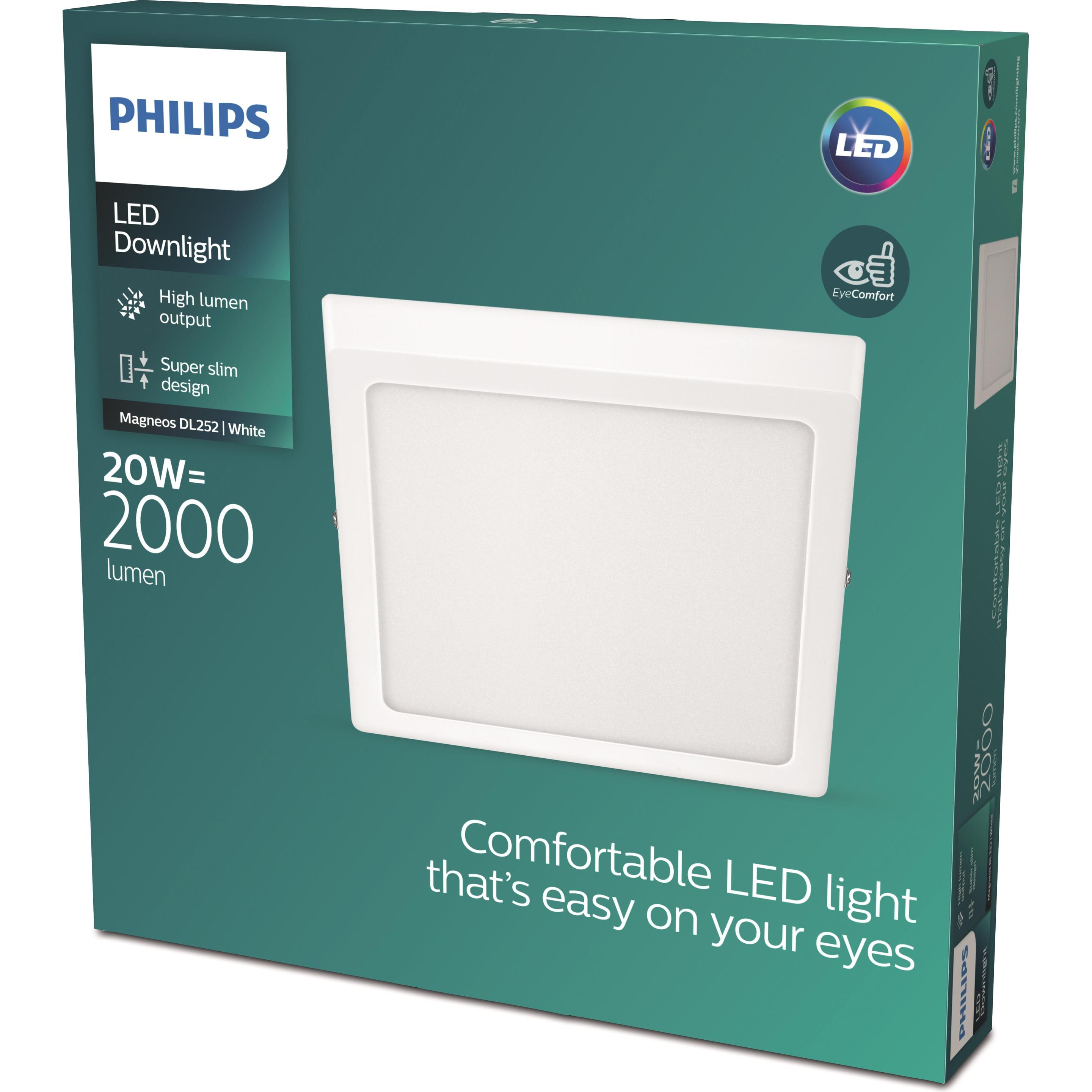 Thumbnail - Philips, Wandleuchte + Deckenleuchte, Slim Surface DL252 (2000 lm)