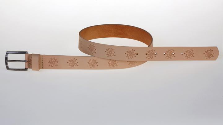Image du produit Jenni Hemden Rindsledergürtel Edelweiss (95, 110)