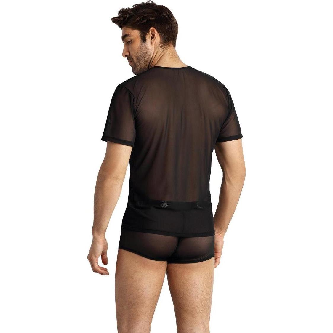 Anais, Herren, Shirt, Herren T-Shirt “Eros”, Schwarz, (L)