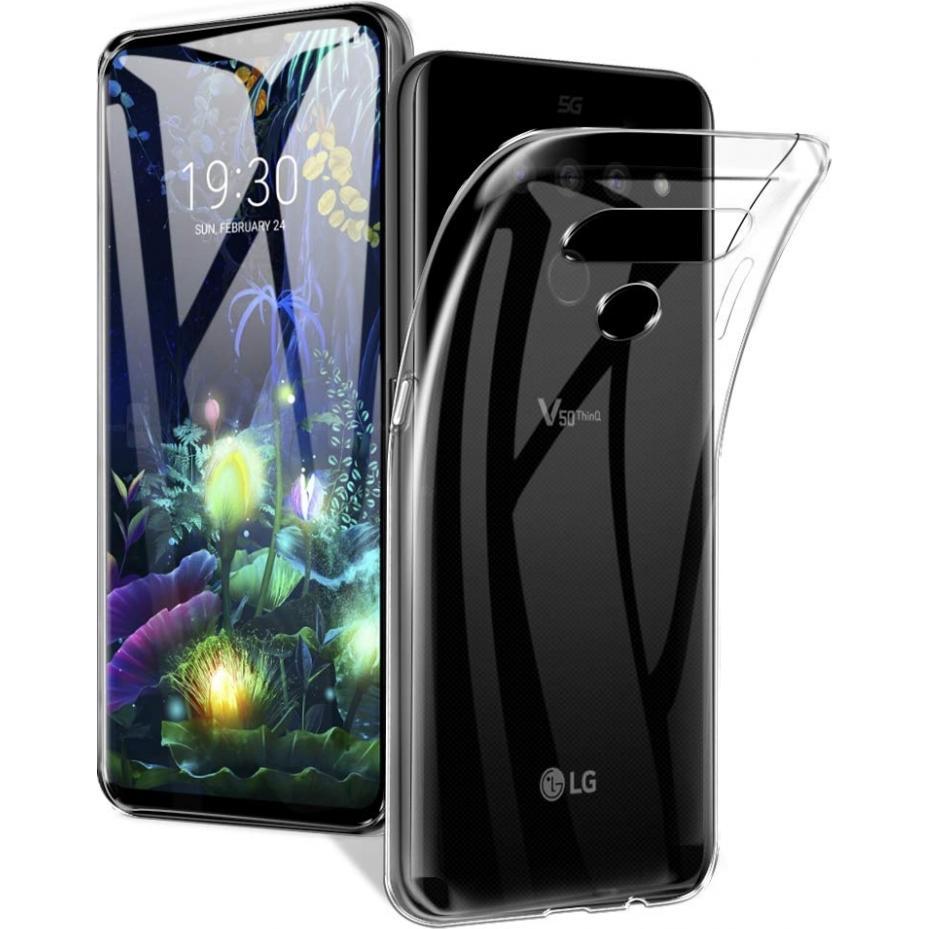 Screenguard LG V50 ThinQ 5G Flexible TPU Clear Case (LG V50 ThinQ), Smartphone Hülle, Transparent