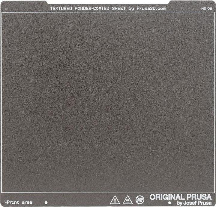 Image du produit Prusa Tôle d'acier structurée peinte par poudrage pour MK3 et MK4 (Plat)