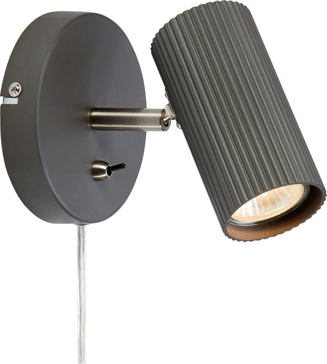 Immagine prodotto Markslöjd COSTILLA Wall 1L Dark Grey/Satin Nickel