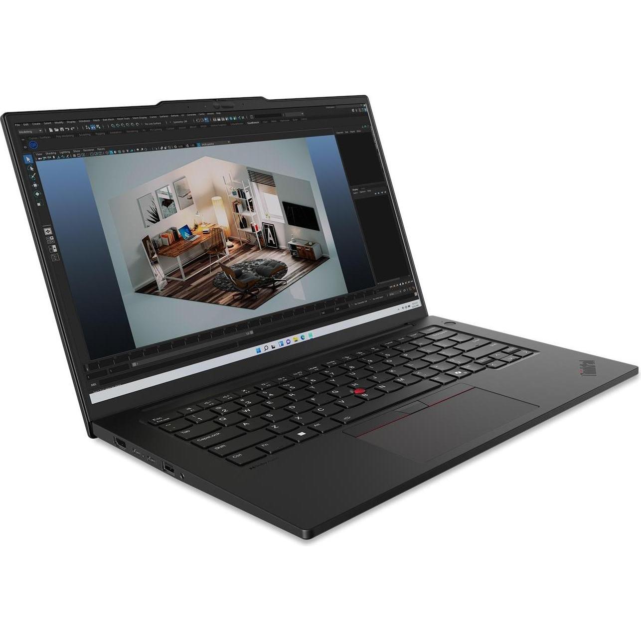 Lenovo ThinkPad P/P14s Gen 5 (Intel)/U7-165H/14,5"/3072x1920/64GB/2TB SSD/RTX 500Ada/W11P/Black, Not