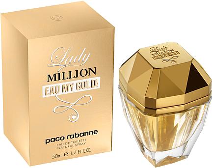 Actual product image Paco Rabanne Lady Million Eau My Gold! (Eau de toilette, 80 ml)
