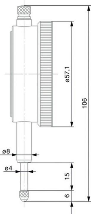 Produktbild Tesa Messuhr 10 mm / 01419048 (1 cm)