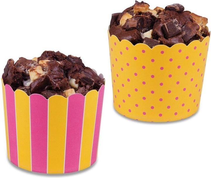 Produktbild Städter Cupcake Förmchen Gelb & Pink (7 cm)