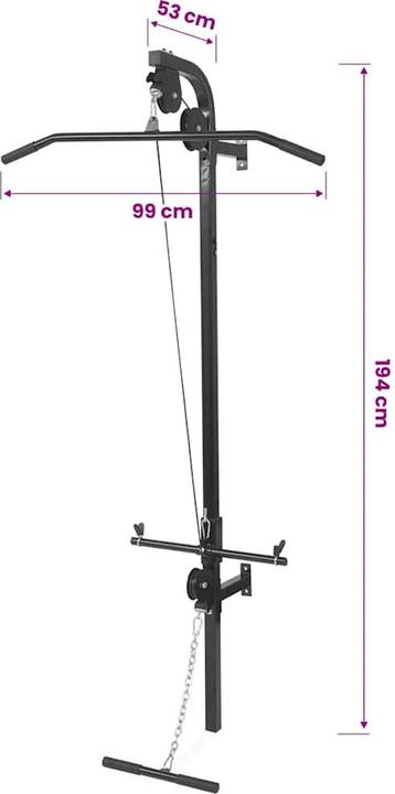 Produktbild vidaXL Fitnessstation