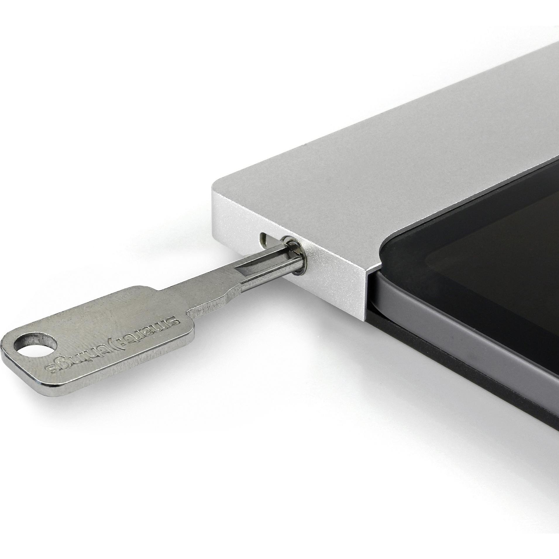 smart things sDock Fix s52, silber - 11 Zoll Wandhalterung/Ladestation für Galaxy Tab S7 und Tab S8, Tablet Halterung, S...