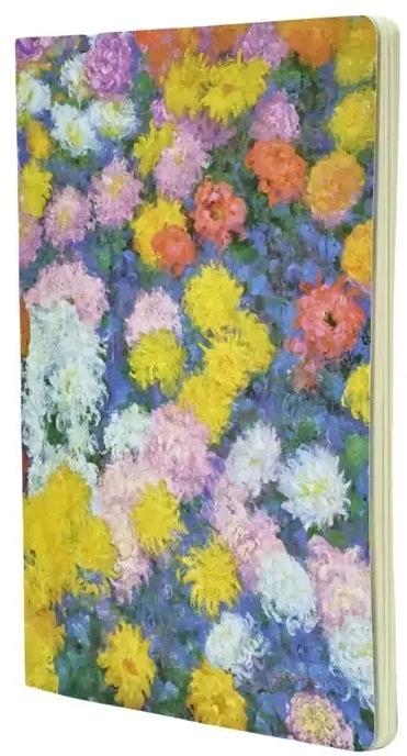 Produktbild Paperblanks Notizheft A6 Monets Chrysanthemen (A6, Gepunktet, Weicher Einband)