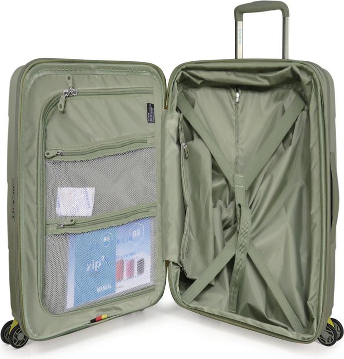 Actual product image BG Berlin Zip2 Luggage - Set of 3 Suitcases Khaki (35 l)