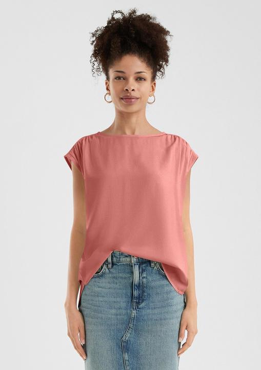 Immagine prodotto s.Oliver Bluse Lockere Viskosebluse mit Spitzeneinsatz (36)