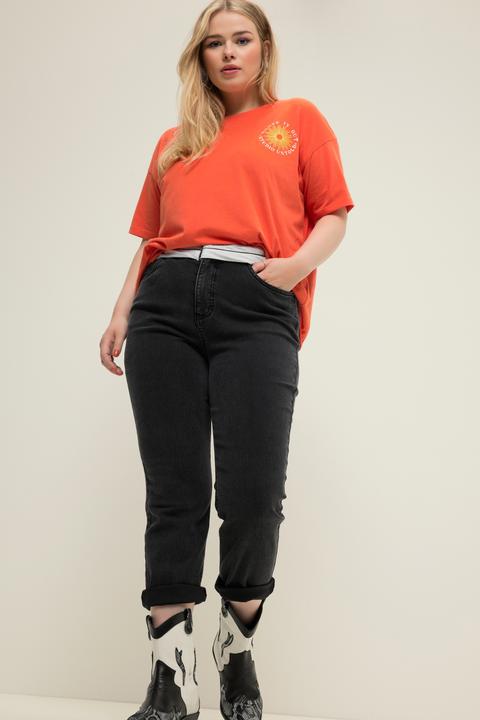 Produktbild Studio Untold Mom-Jeans, sichtbarer Anzug-Bund, 5-Pocket (48)