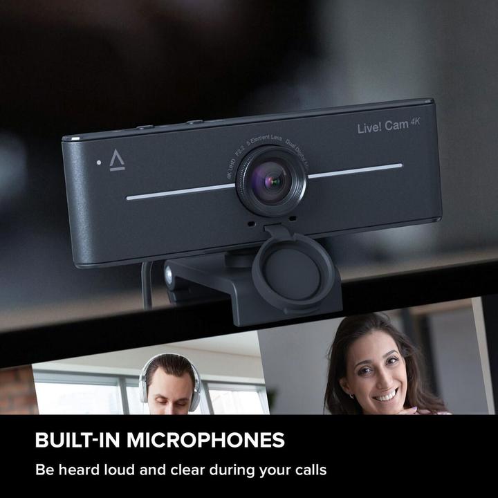 Produktbild Creative Live! V2 Web Camera 4K με Autofocus 73VF099000000 (8 Mpx)
