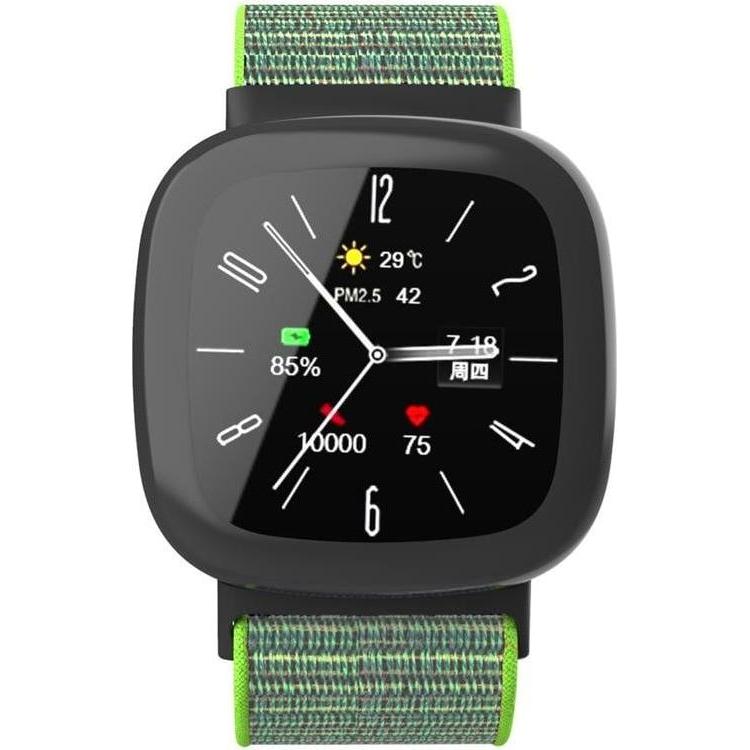 Thumbnail - Strap-it Armband (Nylon, Fitbit Sense 2), Uhrenarmband, Grün