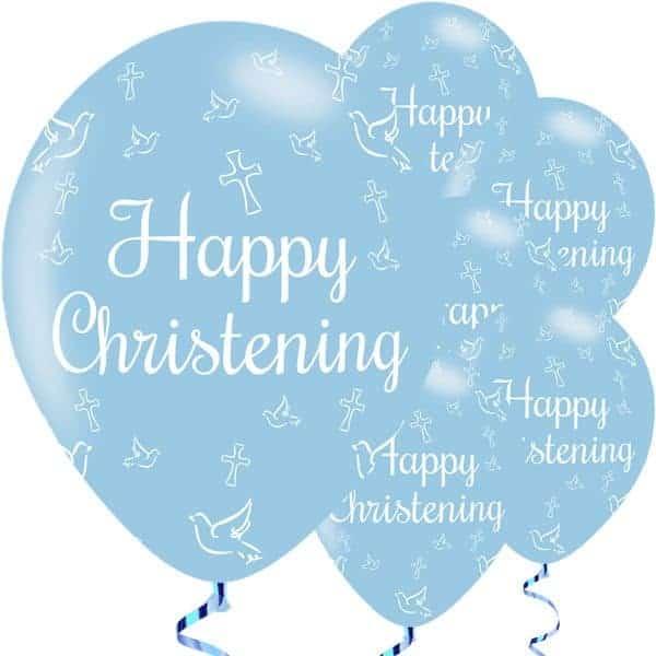 Produktbild Amscan Ballons Latex Taufe 6erPack (6x)