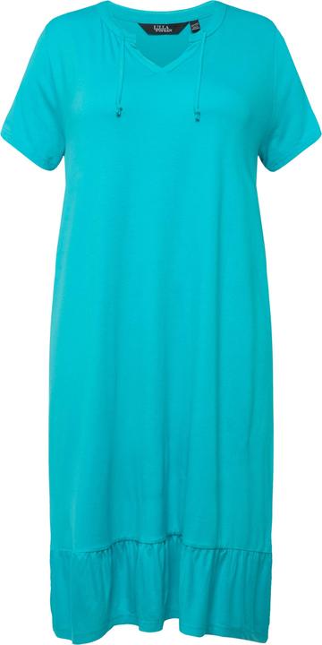 Produktbild Ulla Popken Jersey-Midikleid, A-Linie, Tunika-Ausschnitt, Halbarm (42, 44)
