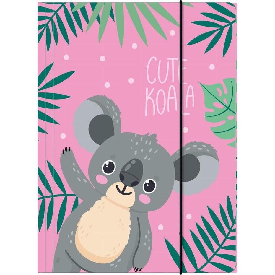 Derform, Busta portadocumenti, Cartella con elastico A4 Koala 10 (A4, 10 x)