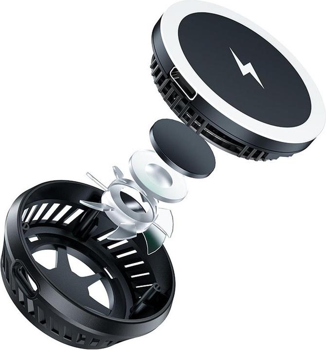 Produktbild Acefast kabelloses Induktionsladegerät mit dunkelgrauem (E2) Kühlsystem (10 W)