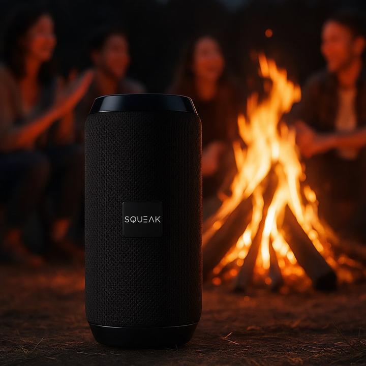 Actual product image Squeak GŁOŚNIK JET BLUETOOTH 5.3 14W RADIO FM MICROSD AUX USB USB-C SQ1008 (12 h)