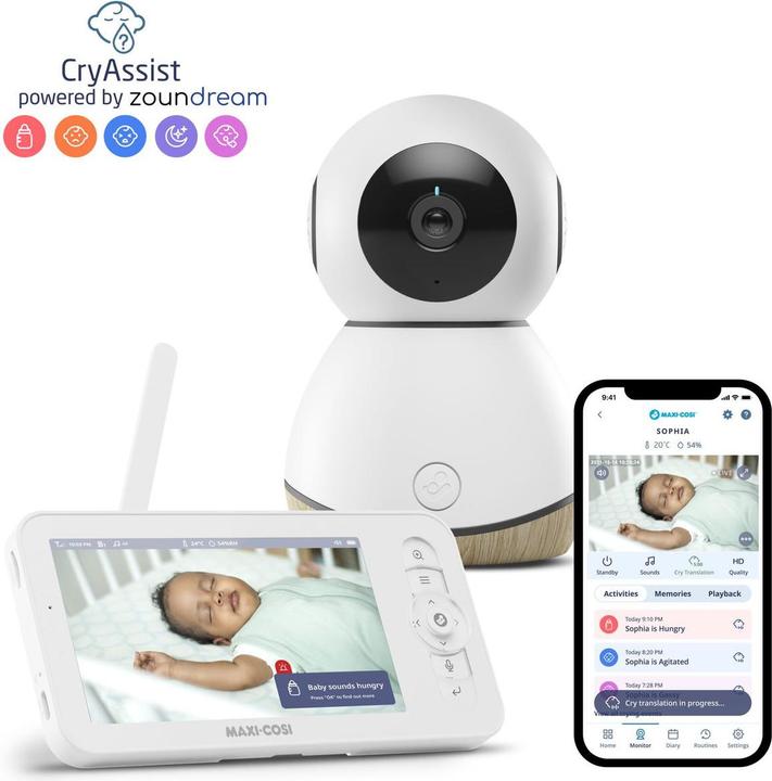 Produktbild Maxi-Cosi MC See Baby Monitor Pro (Babyphone mit Kamera, 200 m)