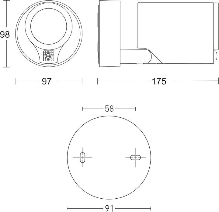 Actual product image Steinel LED spotlight Spot one Connect (520 lm, GU10)