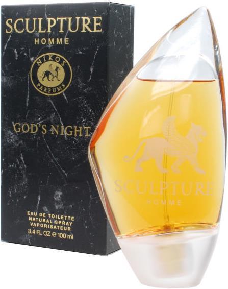 Actual product image Nikos Sculpture Homme God's Night (Eau de toilette, 100 ml)
