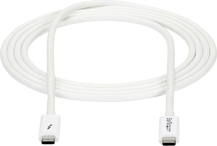 Produktbild StarTech Kabel USB USB-C - USB-C 2 m Weiss (TBLT3MM2MW) (2 m, USB 3.1, 100 W)