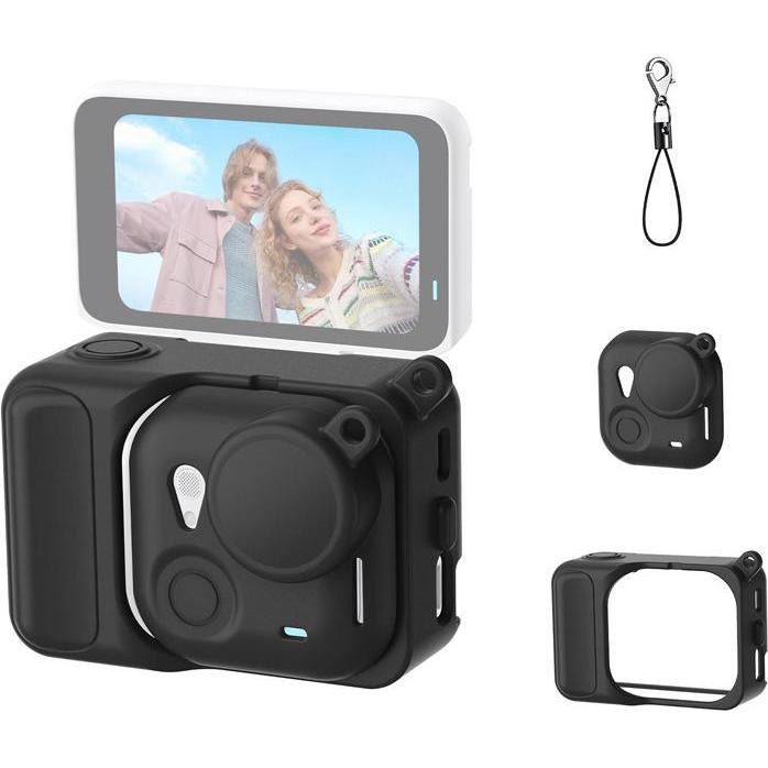 Puluz Silicone protective case for Insta360 Go Ultra (Black), Accessori action cam