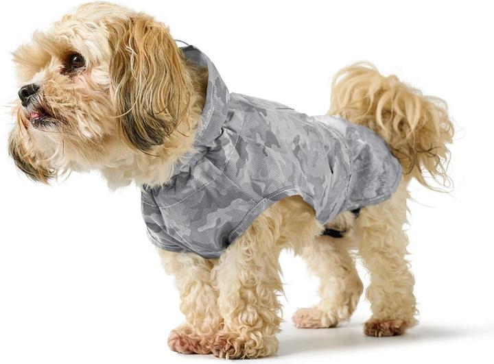 Image du produit Hunter Manteau de pluie Huka to go pour chiens Argent 30 (30, Imperméable pour chien)